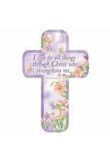 Christian Art Gifts I Can Do All Things Cross Bookmark- Philippians 4:13