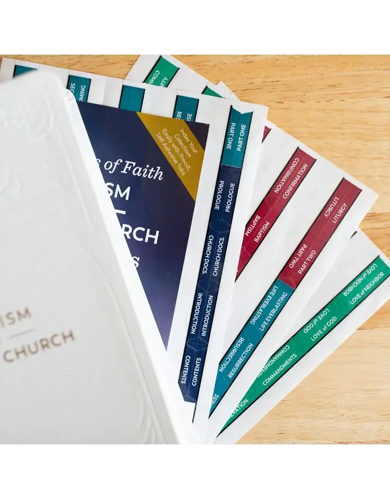 Ascension Press Foundations of Faith Catechism of the Catholic Church Indexing Tabs