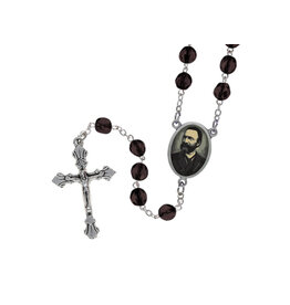 Wallace Brothers Manufacturing St.  Bartolo Longo Black Rosary