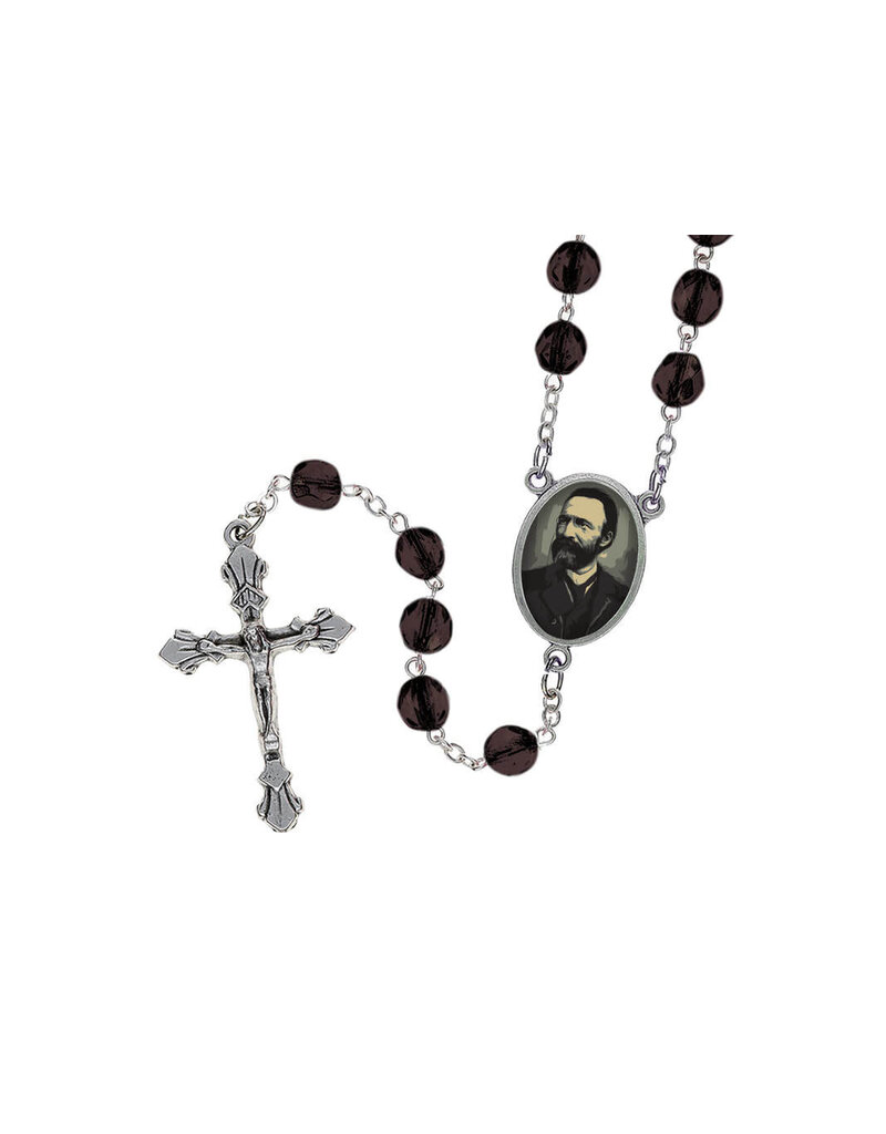 Wallace Brothers Manufacturing St.  Bartolo Longo Black Rosary