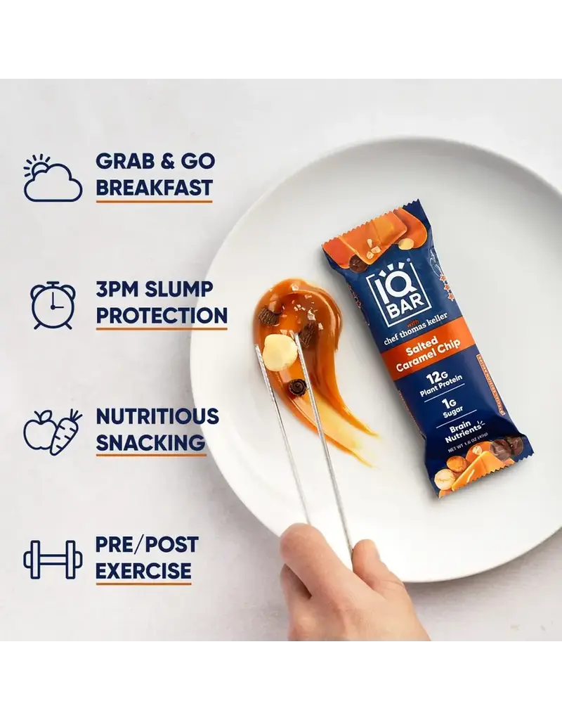 IQBAR IQBAR Salted Caramel Chip | Brain + Body Keto Protein Bars