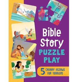 Barbour Publishing Bible Story Puzzle Play | 5 Chunky Jigsaws For Toddlers