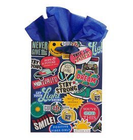 Christian Art Gifts Patches Asst. Gift Bag - Medium