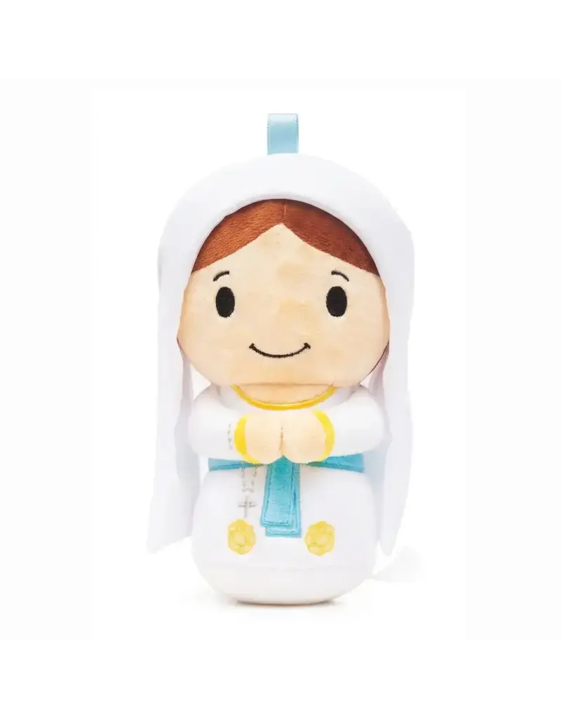 Little Drops of Water Our Lady of Lourdes Mini Catholic Plush Doll 4.75"