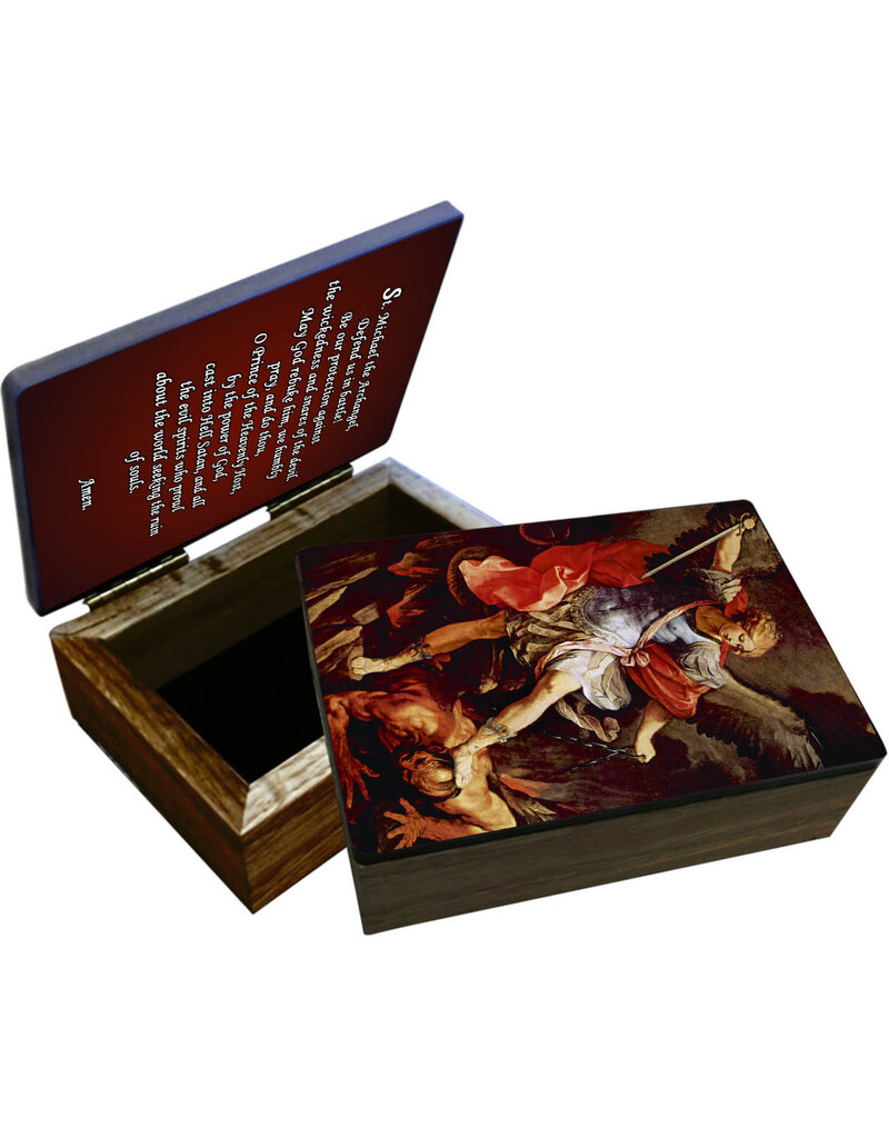 Catholic to the Max St. Michael the Archangel Keepsake Box