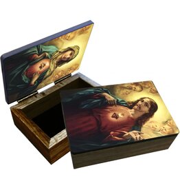 Catholic to the Max Sacred and Immaculate Heart Keepsake Box