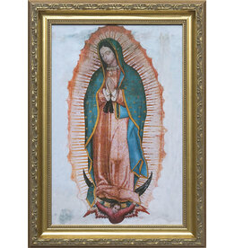 Catholic to the Max 8" x 12" Our Lady of Guadalupe in Golden Frame