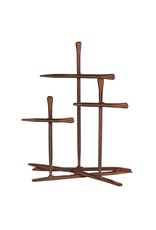 Dicksons Tabletop Cross Metal Golgotha Nail 6"h