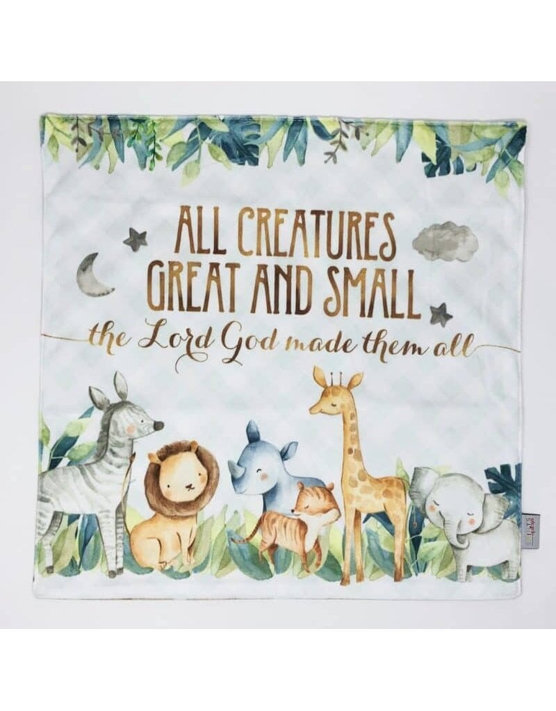 Meyer Market Designs Lovey Blanket All Creatures Great and Small