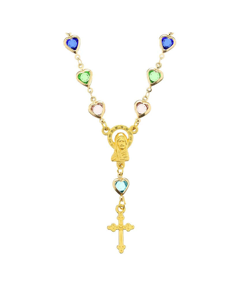 Berkander Virgin Mary Rosary Necklace