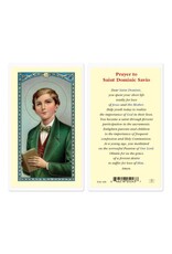 WJ Hirten Laminated Holy Card Prayer to Saint Dominic Savio