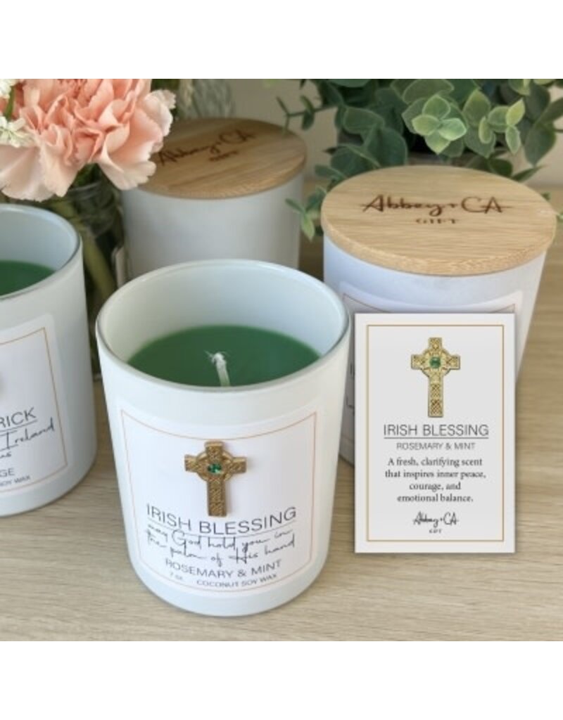 Cathedral Art Irish Blessing - Rosemary and Mint Candle