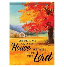 Carson Home Accents Serve The Lord" - Durasoft Garden Flag (12.5" X 18")