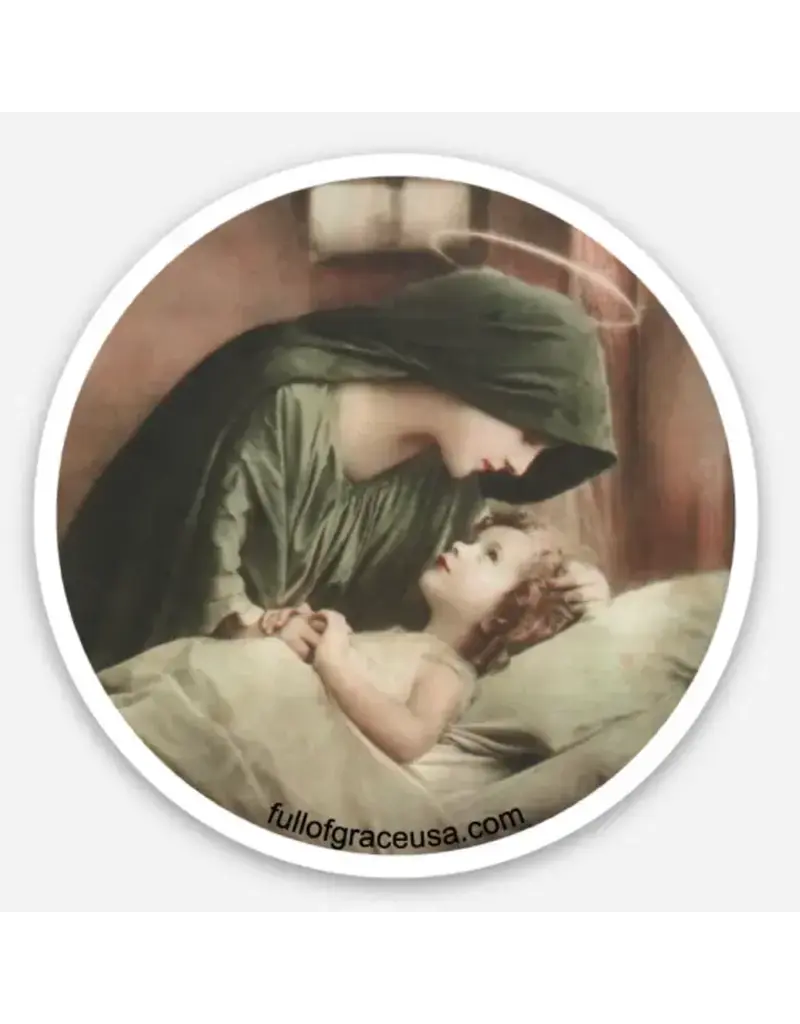Faire Mary & Jesus Decal