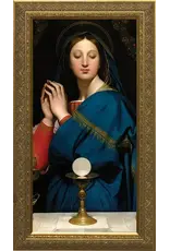 Nelson Fine Art and Gifts 8 x 16" Madonna of the Host - Gold Framed Art