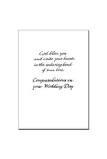 Altar + Home As You Become One in Christ Wedding Congratulations Card
