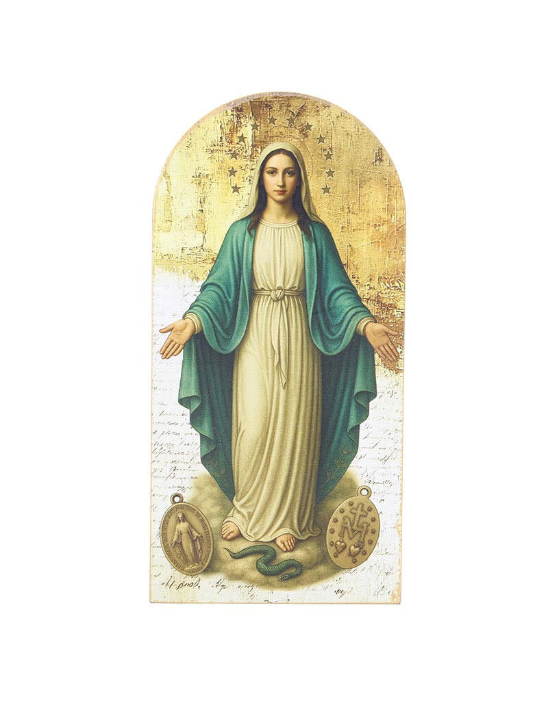 Christian Brands Our Lady of Grace Arched Plaque
