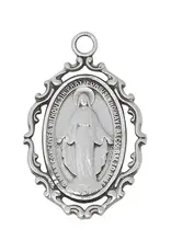 McVan Pewter Miraculous Medal 18"