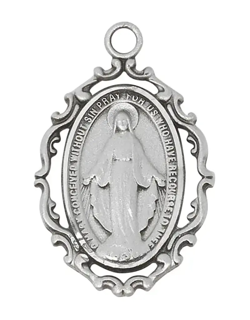 McVan Pewter Miraculous Medal 18"