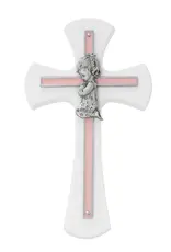 McVan Pink Girl Cross on White