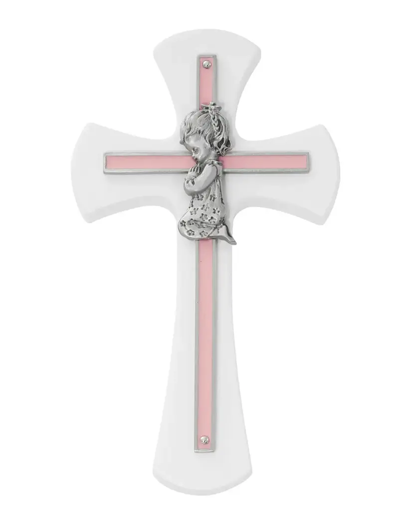 McVan Pink Girl Cross on White