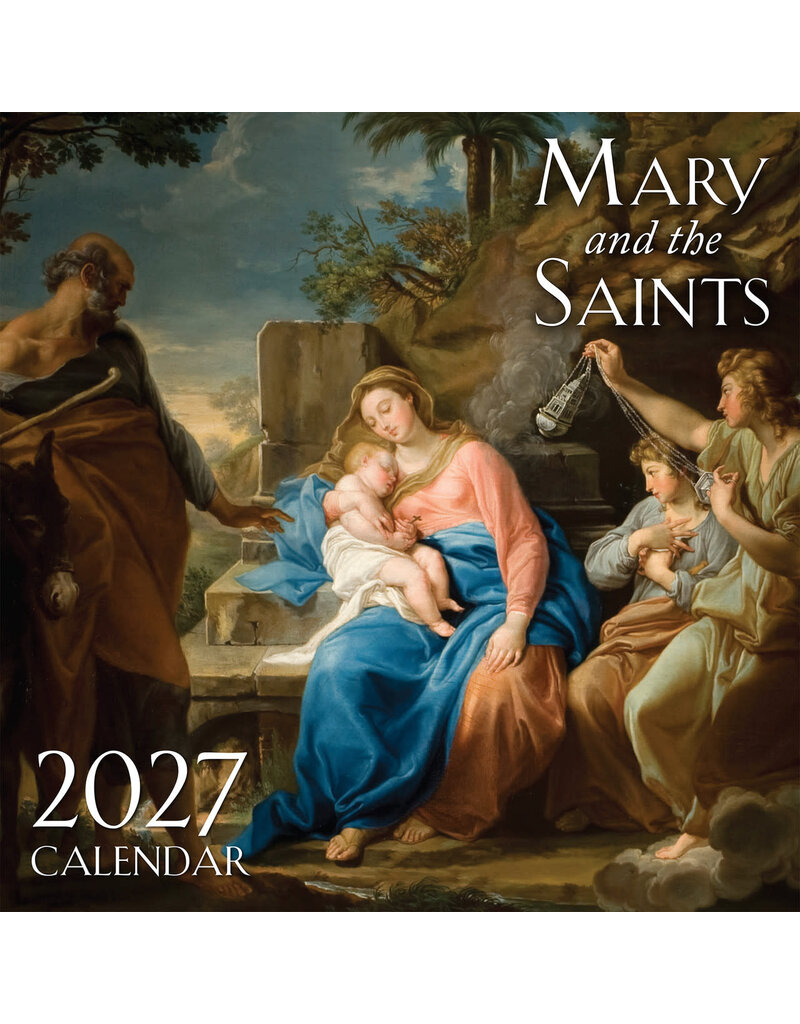 Tan Books 2027 Mary and the Saints Wall Calendar