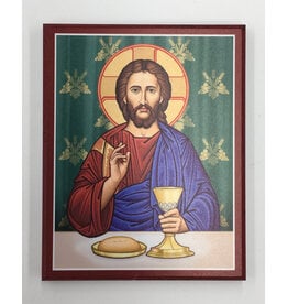 Icon: For the Life of the World,  4.5 x 6" plaque