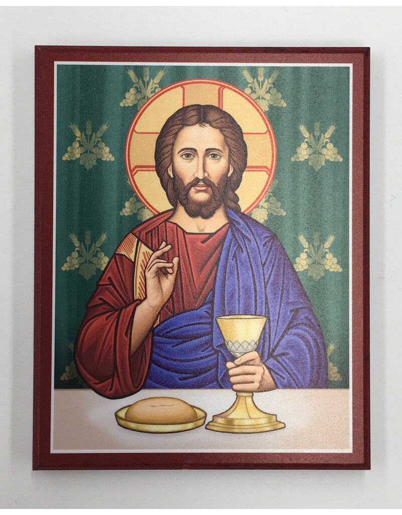 Icon: For the Life of the World,  4.5 x 6" plaque
