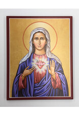 Icon: Immaculate Heart,  8 x 10" plaque