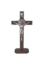 St. Benedict Medal Standing Wood Cross
