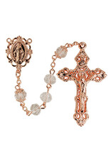McVan 8MM Crystal Rose Gold Rosary