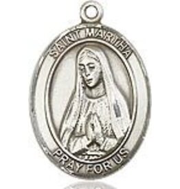 Bliss Manufacturing Sterling Silver St. Martha Medal-Pendant  No Chain