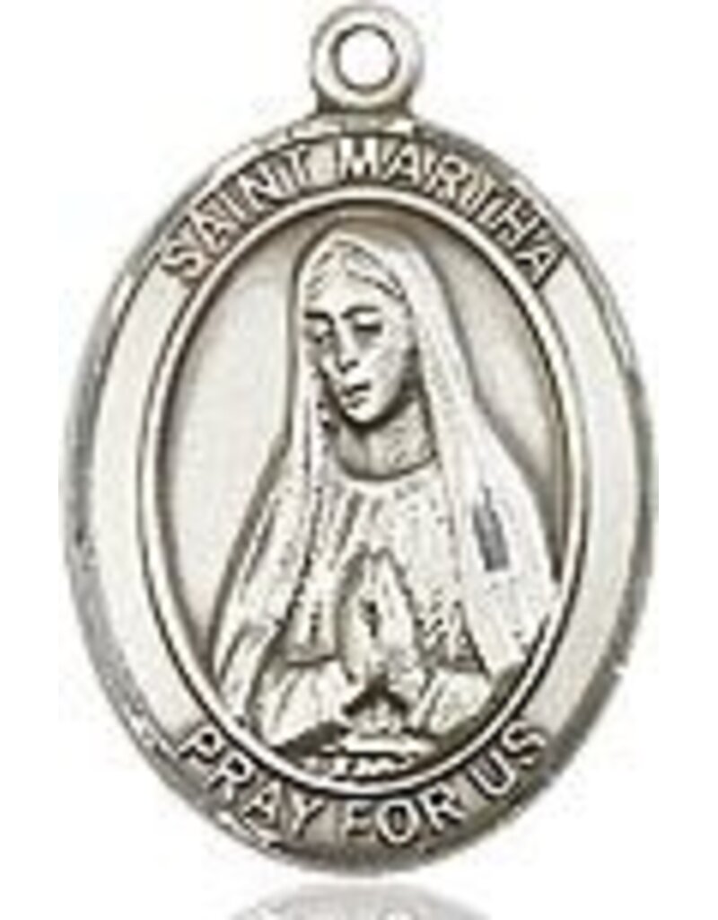 Bliss Manufacturing Sterling Silver St. Martha Medal-Pendant  No Chain