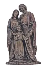 Veronese Collection 5x10" Holy Family Bronze Statue