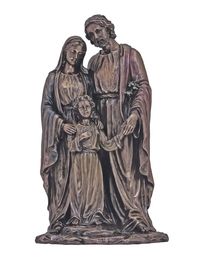 Veronese Collection 5x10" Holy Family Bronze Statue