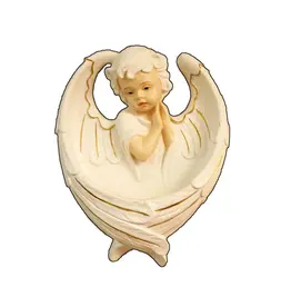 Goldscheider of Vienna 6.5" Praying Angel Holy Water Font