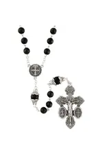Christian Brands Saint Benedict Dual Medal Crucifix Rosary