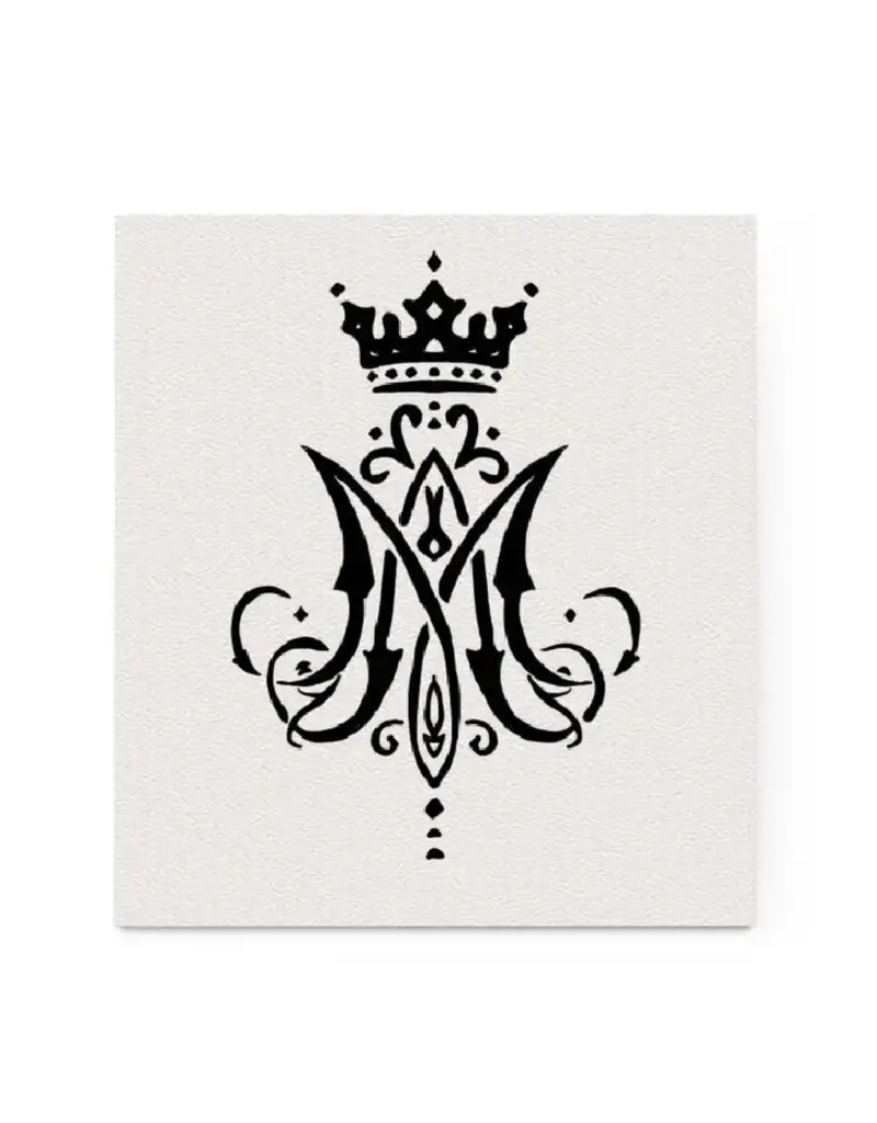 Crows Nest Atelier Marian Monogram Swedish Dishcloth