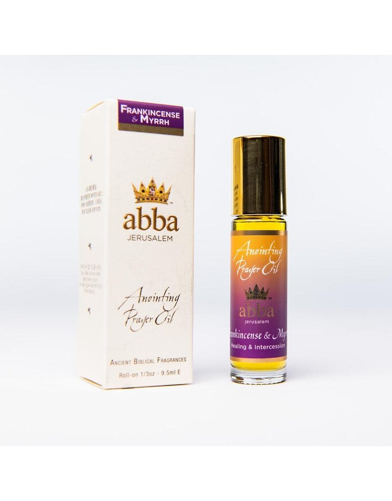 Abba Products Frankincense and Myrrh Prayer Oil - 1/3oz Roll-On