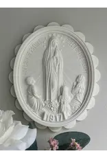 Be Still Prayer Space Fatima Scalloped Wall Plaque - Large
