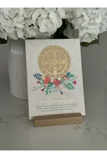 Be Still Prayer Space Illustration in Box Frame - St. Benedict | Be Still Prayer Space