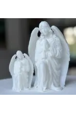 Be Still Prayer Space White 5" Angel Praying Statue