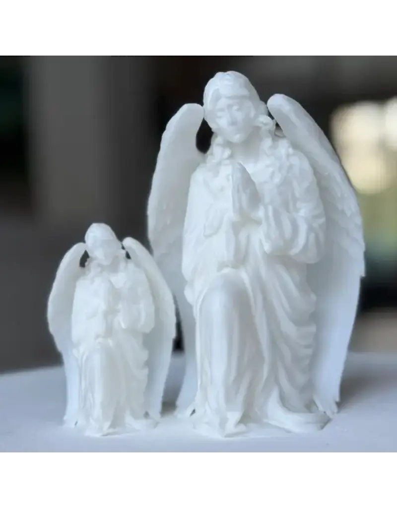 Be Still Prayer Space White 5" Angel Praying Statue