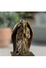 Be Still Prayer Space Bronze 5" Angel Praying Statue