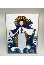 Be Still Prayer Space Stella Maris (Our Lady Star of the Sea) Print in Acrylic Stand | Be Still Prayer Space