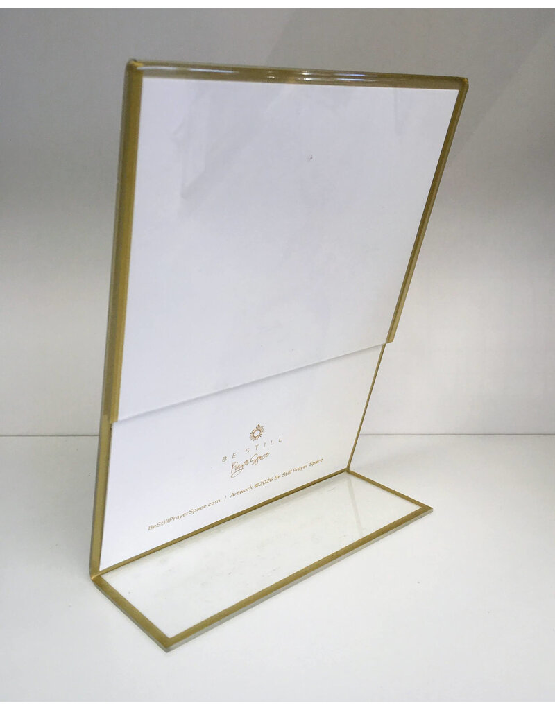 Be Still Prayer Space Stella Maris (Our Lady Star of the Sea) Print in Acrylic Stand | Be Still Prayer Space