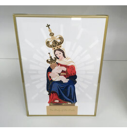 Be Still Prayer Space Our Lady of La Leche Print in Acrylic Stand | Be Still Prayer Space