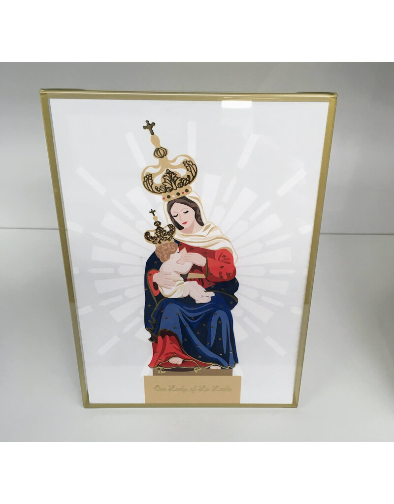 Be Still Prayer Space Copy of St Michael the Our Lady of La Leche Print in Acrylic Stand | Be Still Prayer SpacePrayer Print in Acrylic Stand | Be Still Prayer Space
