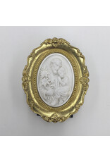 Be Still Prayer Space Joseph and Child Jesus Gold Framed 3D Printed Intaglio