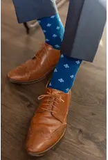 Sock Religious Marian Fleur-de-lis Socks| Sock Religious Executive Collection